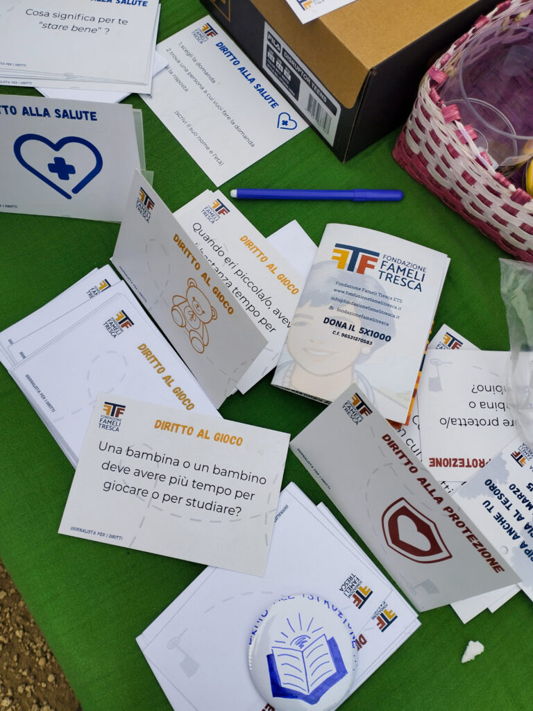 Attività educative sui diritti dell’infanzia al Volontari Fun Village di Roma
